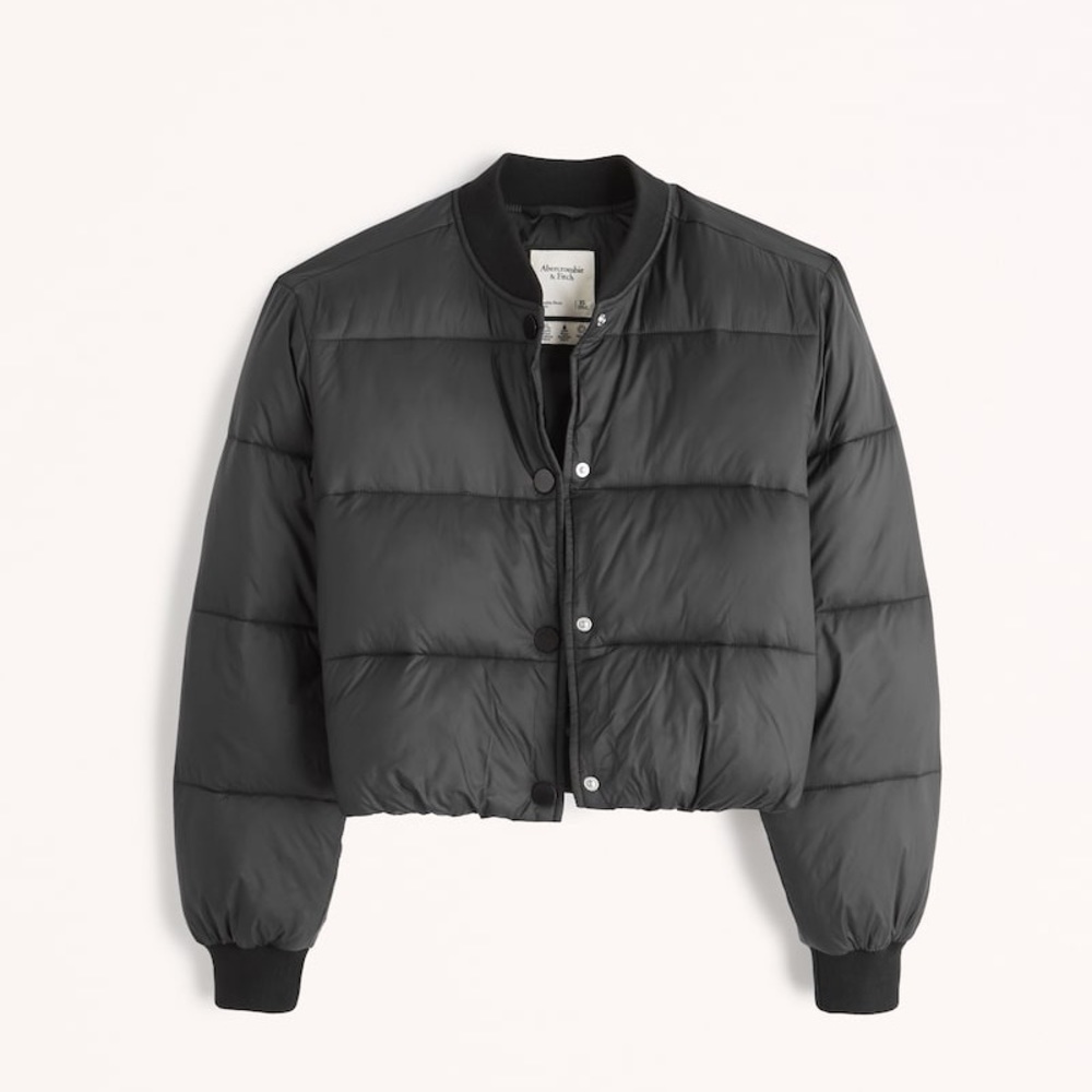 Abercrombie Cropped Bomber Jacket